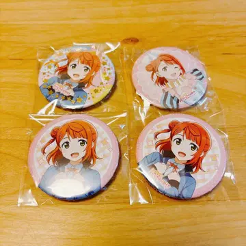 러브 라이브 니지가사키 우에하라 아유무 캔뱃지 4개 세트