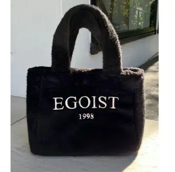 EGOIST 에고이스트 인조 모피 토트백