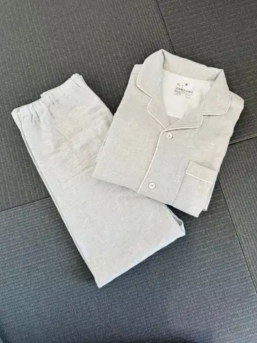 무인양품 플란넬 긴팔 파자마 신사 M