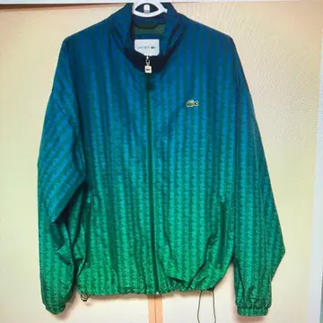 새상품급 LACOSTE 라코스테 백 프린트 모노그램 자켓 사이즈 L