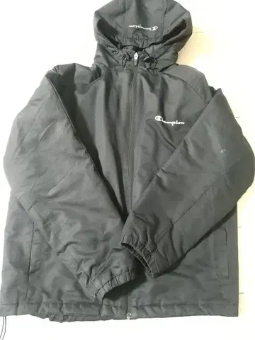 Champion 블랙 패딩 자켓 L 사이즈