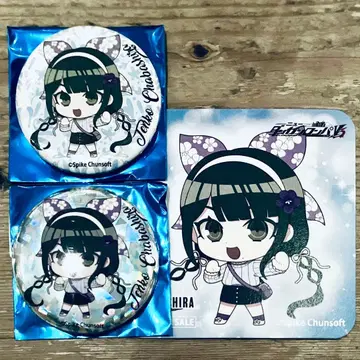 단간론파 good spoon 콜라보 카페 캔뱃지 차기둥 전자