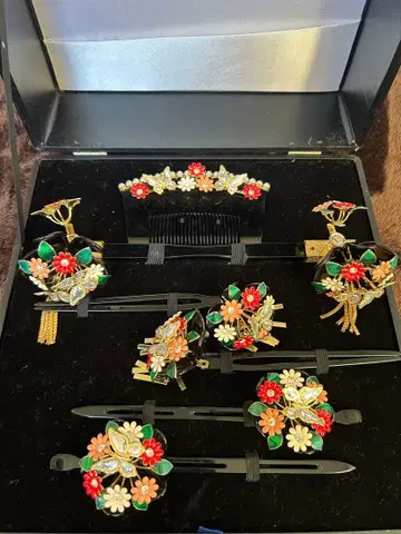 신부 헤어콤 세트