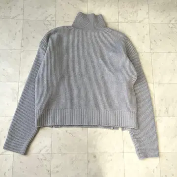 새상품급 폭시 FOXEY 캐시미어 100% 하이넥 니트 38