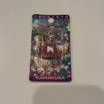 헬로키티 가마쿠라 한정판 수국 버전 지퍼 마스코트