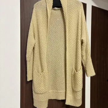 블랙바이마우지 니트 코트 가디건