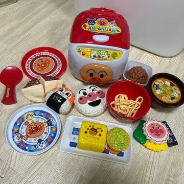 호빵맨 밥 조리기구와 식재료 세트