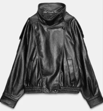 ZARA 페이크 가죽 자켓 XS 사이즈
