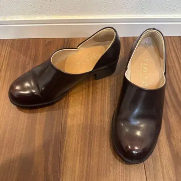 HARUTA 23 EEE 스포크 로퍼 다크 브라운 가죽 로퍼