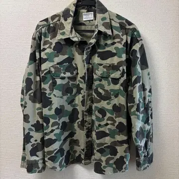 파이브 브라더스 카모 패턴 덕 헌터 카모 샤모아크로스 셔츠 USA제