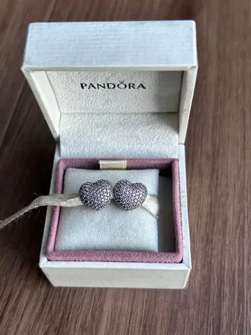 PANDORA 판도라 하트 클립 참 2세트