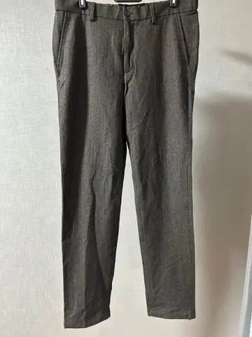 GREEN LABEL RELAXING 브라운 헤링본 슬랙스