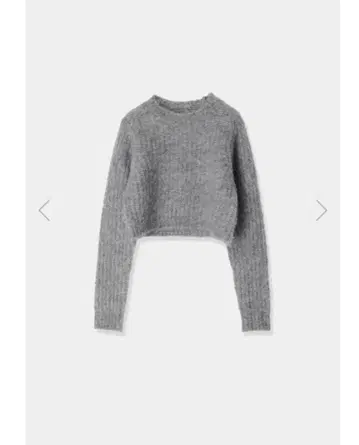 louren mohair short knit 모헤어 숏 니트