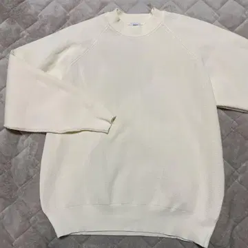 coen 아이보리 와플 니트 M