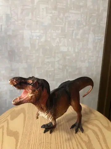 티라노사우루스 모형 약 30cm 브라운