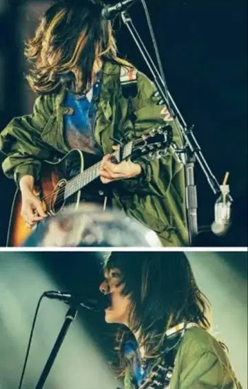 아이묭 착용 BASICKS shadows Stripe Knit Shirt