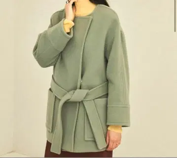 PUBLIC TOKYO x 이탈리아 MANTECO 사 코트 (그린)