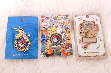 포켓몬 센터 한정판 로고 핀즈 3세트