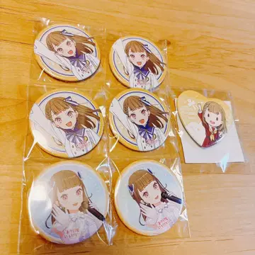 러브 라이브 하스노소라 마치코 스즈 캔뱃지 7개 세트