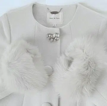 Debut de Fiore 레이디 노카라 코트 사에코 씨 코트 38