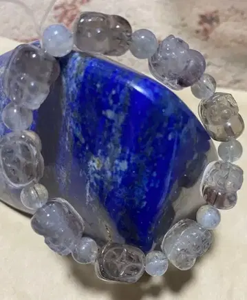 자수정, 그린쿼츠 공생 비휴 팔찌