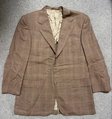 아쿠아 스큐텀 테일러드 자켓 체크 무늬