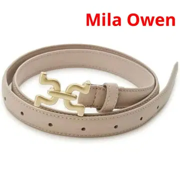 Mila Owen 미라 오웬 모티브 버클 스키니 벨트