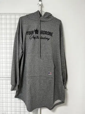 THE RODEO CROWN 후드 부착 원피스 그레이