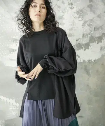 osmosis 절개 개더 풀오버