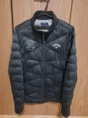 Callaway 퀼팅 자켓 블랙