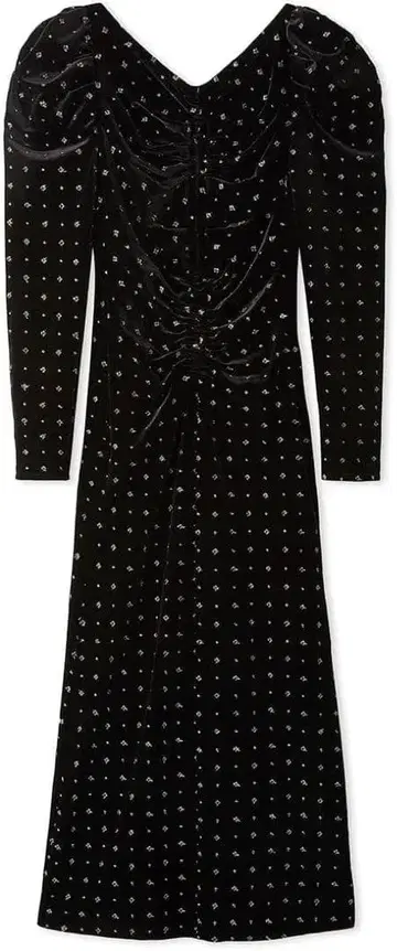 SNIDEL 벨로아 자수 원피스