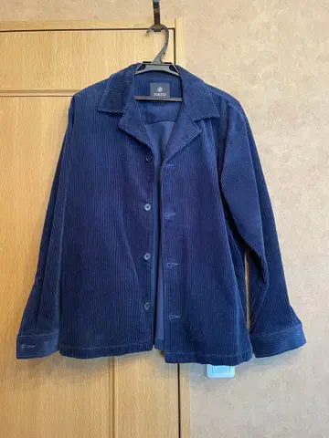 나노 유니버스 네이비 코듀로이 자켓