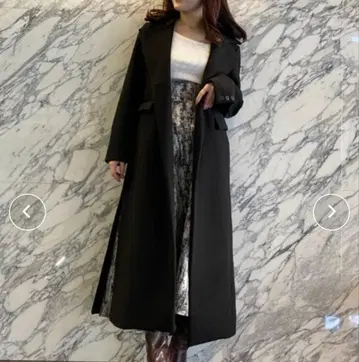 에이미 이스트 월 블랙 롱 코트