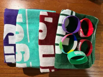 싱어즈 하이 타월&러버밴드 묶음 판매