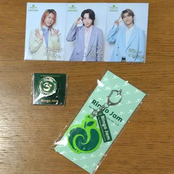 미세스 그린애플 Ringo Jam 키링, 핀 배지, 카드 세트