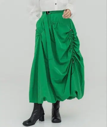 UNITED TOKYO 드로스트 벌룬 스커트