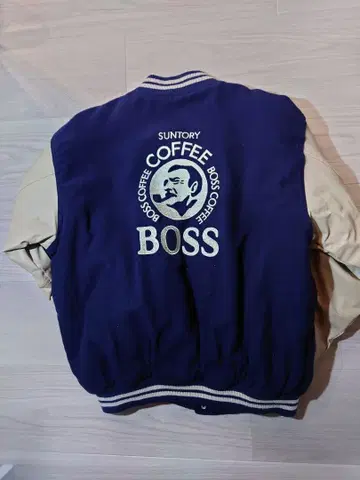 SUNTORY BOSS 바시티 자켓 보스점퍼