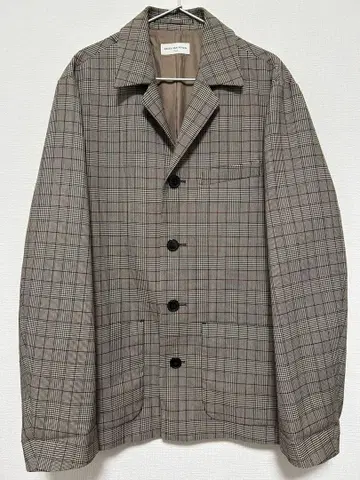 Dries van notten 체크 무늬 자켓 [ 가격 인하 불가 ]