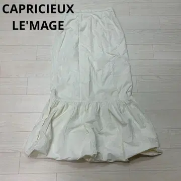 CAPRICIEUX LE'MAGE 나일론 머메이드 스커트 밑단 벌룬