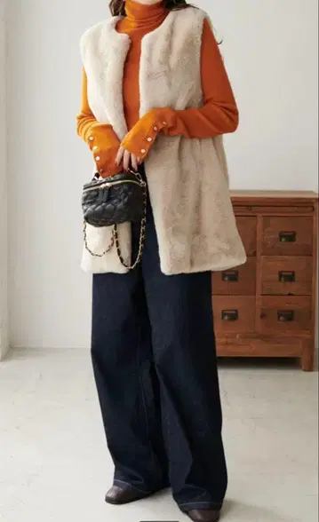 Discoat 디스코트 퍼 베스트 베스트 아우터 가을 겨울 봄