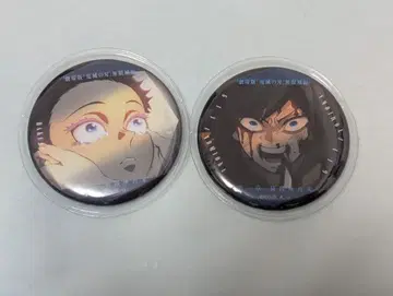 귀멸의 칼날 무한성편 캔뱃지 이야기가 담긴 눈빛 토미오카 기유 하쿠지