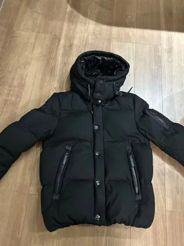 니시카와 다운 자켓 나노 유니버스 후드 부착