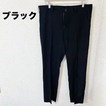 가격 인하 환영 블랙 슬랙스 앞면 버튼 캐주얼 여성용