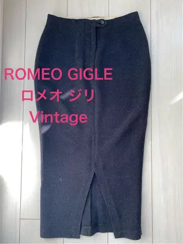 ROMEO GIGLE 빈티지 그레이 타이트 스커트