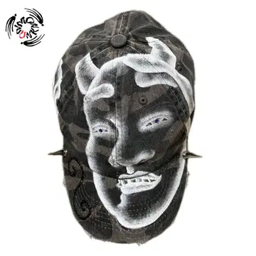 오리지널 캡 / 리메이크 / 페인트 / y2k / 하나뿐인 아이템