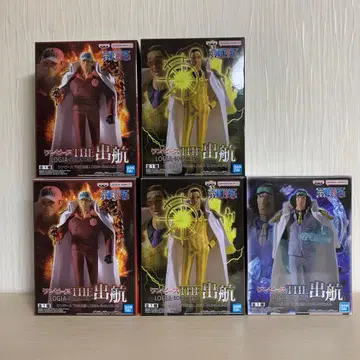 원피스 THE 출항 피규어 사카즈키 볼사리노 쿠잔 삼대장