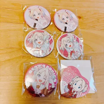 러브 라이브 하스노소라 오오사와 루리노 캔뱃지 6개 세트