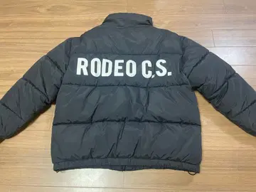RODEO C.S. 로데오 크라운 다운 자켓 블랙 프리 사이즈