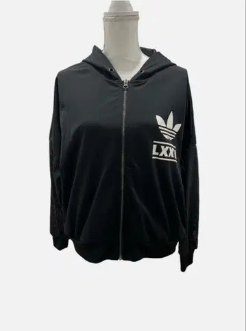 아디다스 adidas 여성용 블랙 후드티 저지 M