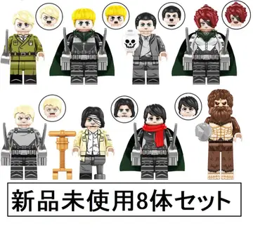 새상품 LEGO 레고 호환 진격의 거인 세트 3 미니 피규어 인형 세트